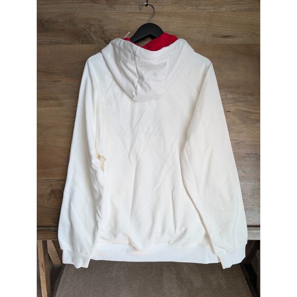 HRC Honda Racing Hoodie Mens XL White Patrick Calello Long Sleeve Drawstring NWT - Picture 2 of 4